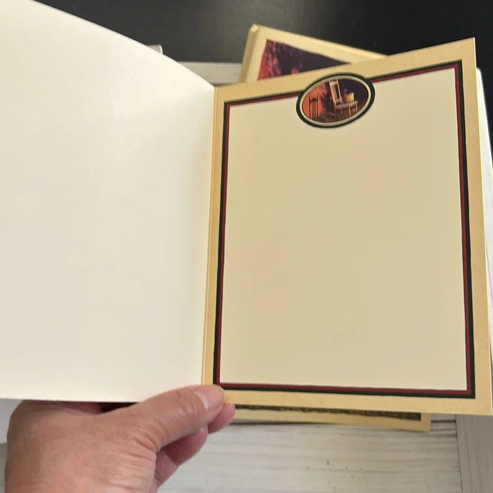 Vintage Bookmark Deluxe Note Cards Sitting In The Sun by Ned Young 16 Pieces